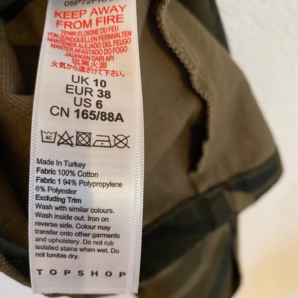 TOPSHOP Camo Jumper - Picture 7 of 10